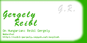 gergely reibl business card